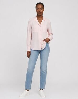 Lindsey Blake Pink Button-Up Shirt Women Size 16